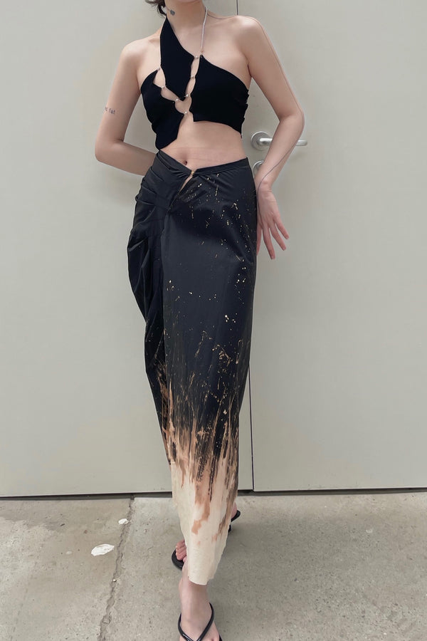 RUI pleated skirt SS21-R015 onyx-Bleached